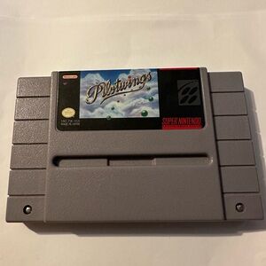 Super Nintendo Pilotwings Game Cartridge Tested Working